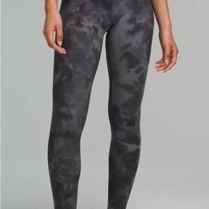 lululemon athletica Charcoal Tie-Dye High-Rise Leggings